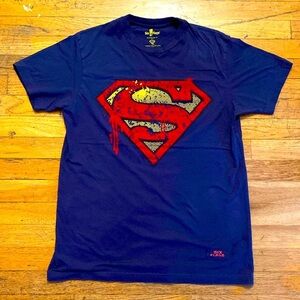 Superman Graphic Tee in Bold Blue